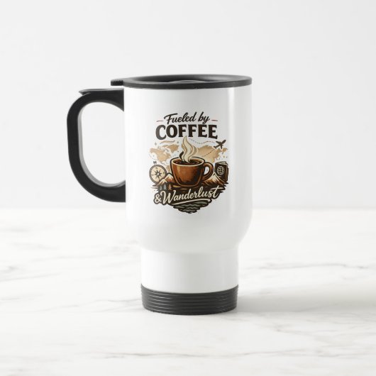 コーヒーと旅の情熱 トラベルマグ (左)