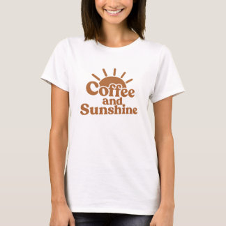 コーヒーと日差し レトロサングラフィックTシャツ Tシャツ