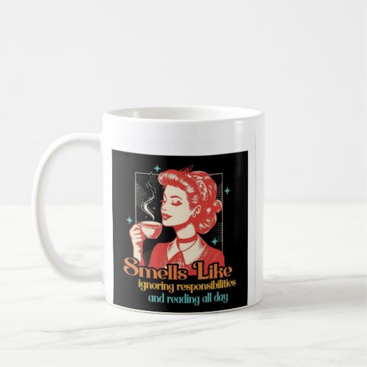 コーヒーと書籍 コーヒーマグカップ (左)