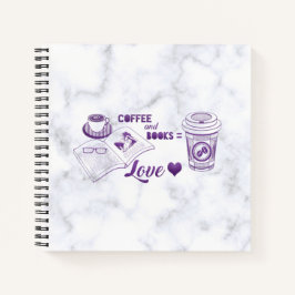 コーヒーと本が大好き読ノート ノートブック