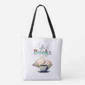 コーヒーと本が必要だ トートバッグ (裏面)