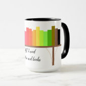 コーヒーと本が必要なもの マグカップ (正面右)