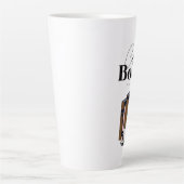 コーヒーと本が必要なヴィンテージ カフェラテマグ (正面)