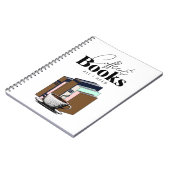 コーヒーと本が必要なヴィンテージ ノートブック (左側)