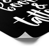 コーヒーと本とタトゥー ポスター (角)