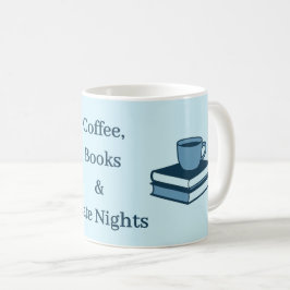コーヒーと本と深夜 – 勉強生活マグ コーヒーマグカップ