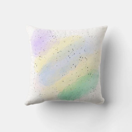 コーヒーと本の山 クッション (裏面)