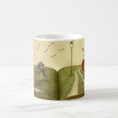 コーヒーと本の愛好家 コーヒーマグカップ (中央)