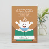コーヒーと本の招待状 招待状 (スタンド正面)