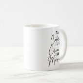 コーヒーと本当の犯罪の朝だ コーヒーマグカップ (正面右)