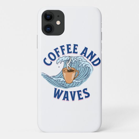 コーヒーと波 Case-Mate iPhoneケース (裏面)