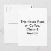 コーヒーと混乱とAmazonで動く家 ポストカード (正面/裏面)