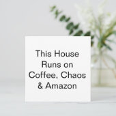コーヒーと混乱とAmazonで動く家 招待状 (スタンド正面)