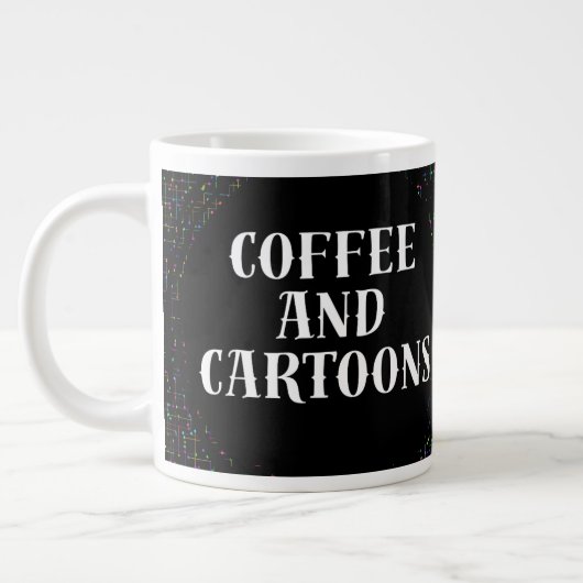 コーヒーと漫画 ジャンボコーヒーマグカップ (左)