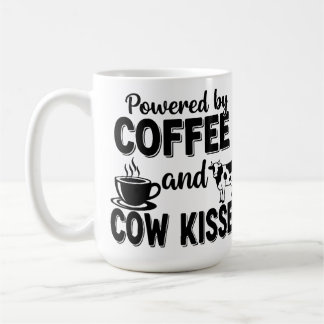 コーヒーと牛のキスがエネルギー源 コーヒーマグカップ