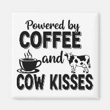 コーヒーと牛のキスがエネルギー源