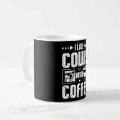 コーヒーと牛 コーヒーマグカップ (正面左)