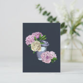 コーヒーと牡丹 ポストカード (スタンド正面)