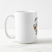 コーヒーと犬の毛で走るマグカップ コーヒーマグカップ (左)