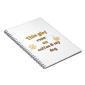 コーヒーと犬 ノートブック (右側)