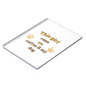 コーヒーと犬 ノートブック (左側)