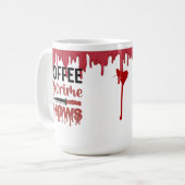 コーヒーと犯罪番組 コーヒーマグカップ (正面左)