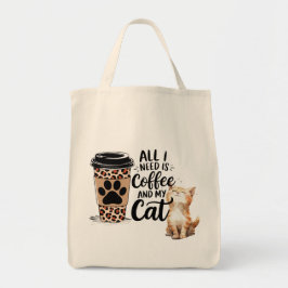 コーヒーと猫があればそれでいい トートバッグ かわいい猫