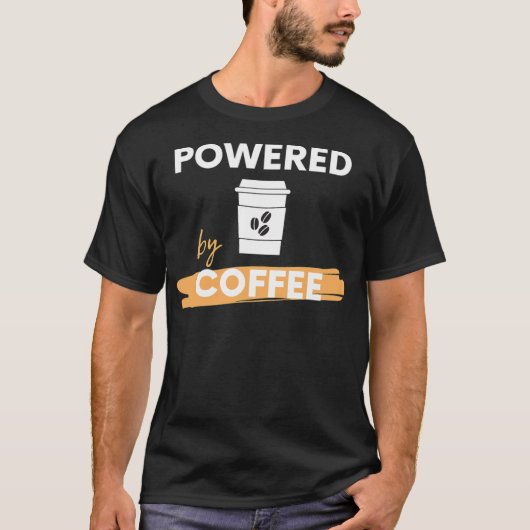 コーヒーと猫に癒される Tシャツ (正面)