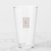 コーヒーと猫の猫の茶の葉のコーヒー占い タンブラーグラス (裏面)