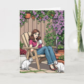 コーヒーと猫 | それだけおもしろいの友情 カード (正面)