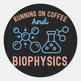 コーヒーと生物物理学で走る ラウンドシール
