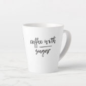 コーヒーと砂糖 カフェラテマグ (右アングル)