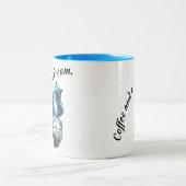 コーヒーと空想 ツートーンマグカップ (中央)