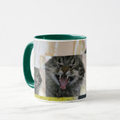 コーヒーと笑いで一日を始める マグカップ (正面左)