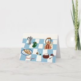 コーヒーと紅茶のサンキューカード サンキューカード