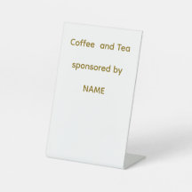 コーヒーと紅茶のステーションサイン