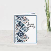 コーヒーと紅茶の愛好家のために – 青い誕生日