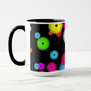 コーヒーと紅茶カップセット/ビーブスマグ   鮮やか マグカップ