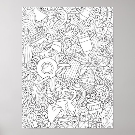 コーヒーと紅茶ドードル2 ポスター (正面)