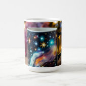 コーヒーと紅茶好きのためのギャラクシー デザイン コーヒーマグカップ (中央)