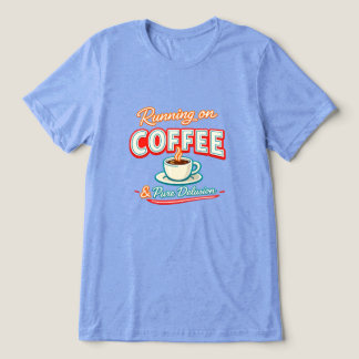 コーヒーと純粋な妄想で走る トライブレンドTシャツ