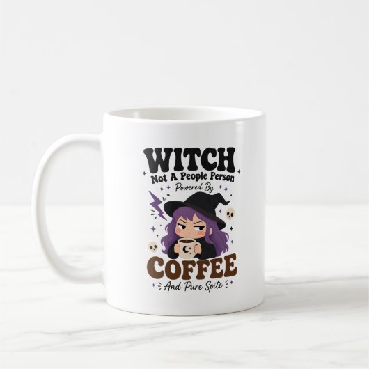 コーヒーと純粋な意地悪な魔法使い 人嫌い コーヒーマグカップ (左)