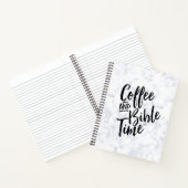 コーヒーと聖書の時間マーブルジャーナル ノートブック (内部)