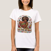 コーヒーと自由に支えられて Juneteenth Tシャツ – Mela (正面)