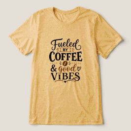 コーヒーと良い気持ちでやる気が出る トライブレンドＴシャツ