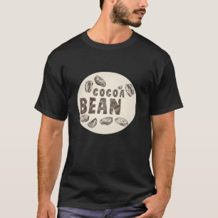 コーヒーと豆の恋人のための素敵なココア豆の衣装 Tシャツ