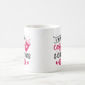 コーヒーと走クリスマスの応援にピンク コーヒーマグカップ (中央)