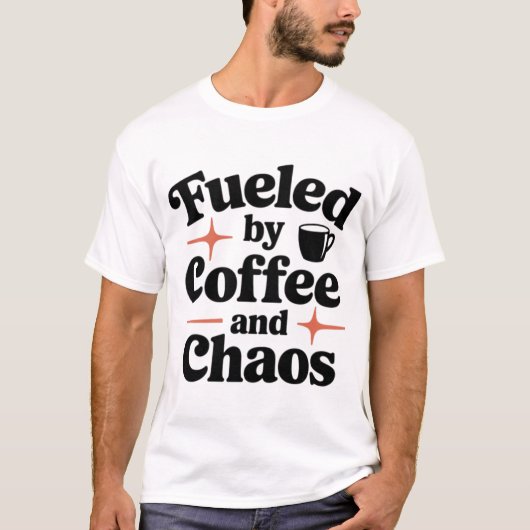コーヒーと過ごす素敵な一日 Tシャツ (正面)