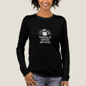 コーヒーと集中力に支えられて トライブレンドTシャツ (正面)