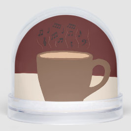 コーヒーと音楽 – コーヒーカップとミュージカル蒸気